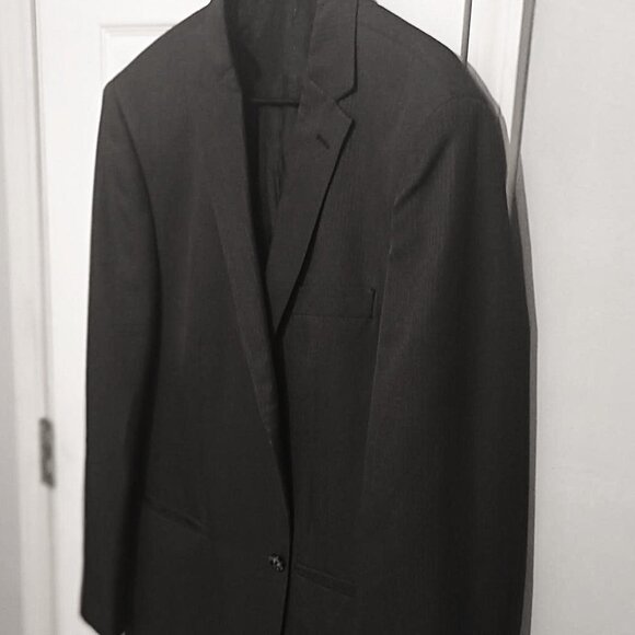 Angelo Rossi Men Gray Suit Jacket Only  44R - Picture 1 of 12